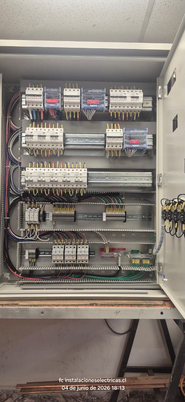 Cableado ordenado por colores